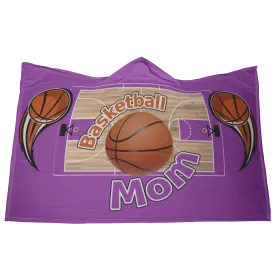 BASKETBALL MOM HOODED BLANKET - Purple [UNIQUE, LIMITED EDITION]