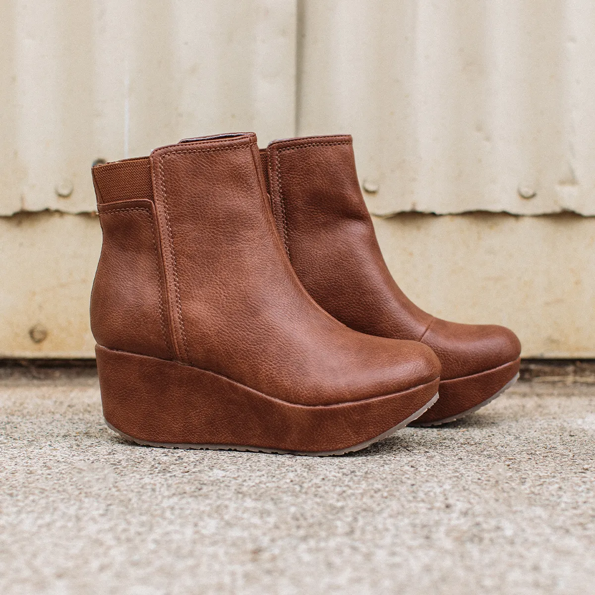 Brittany Wedge Ankle Boot