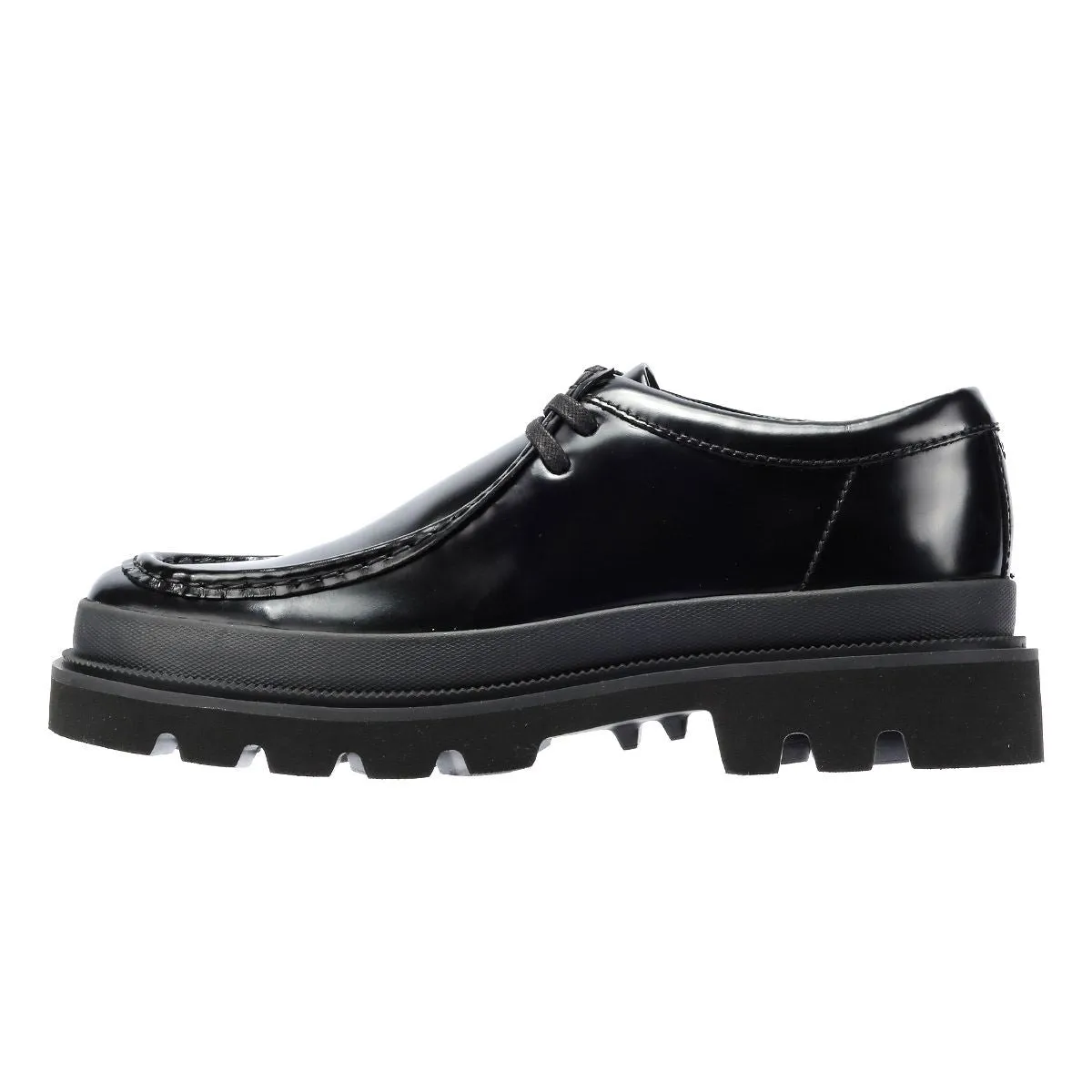 Clarks Main Badell Seam Leather Men's Black Lace-Up Shoes