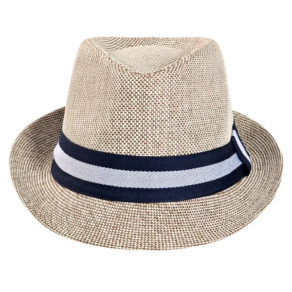 Classy Men Light Brown Straw Fedora