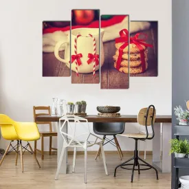 Cookies & Cup Canvas Wall Art