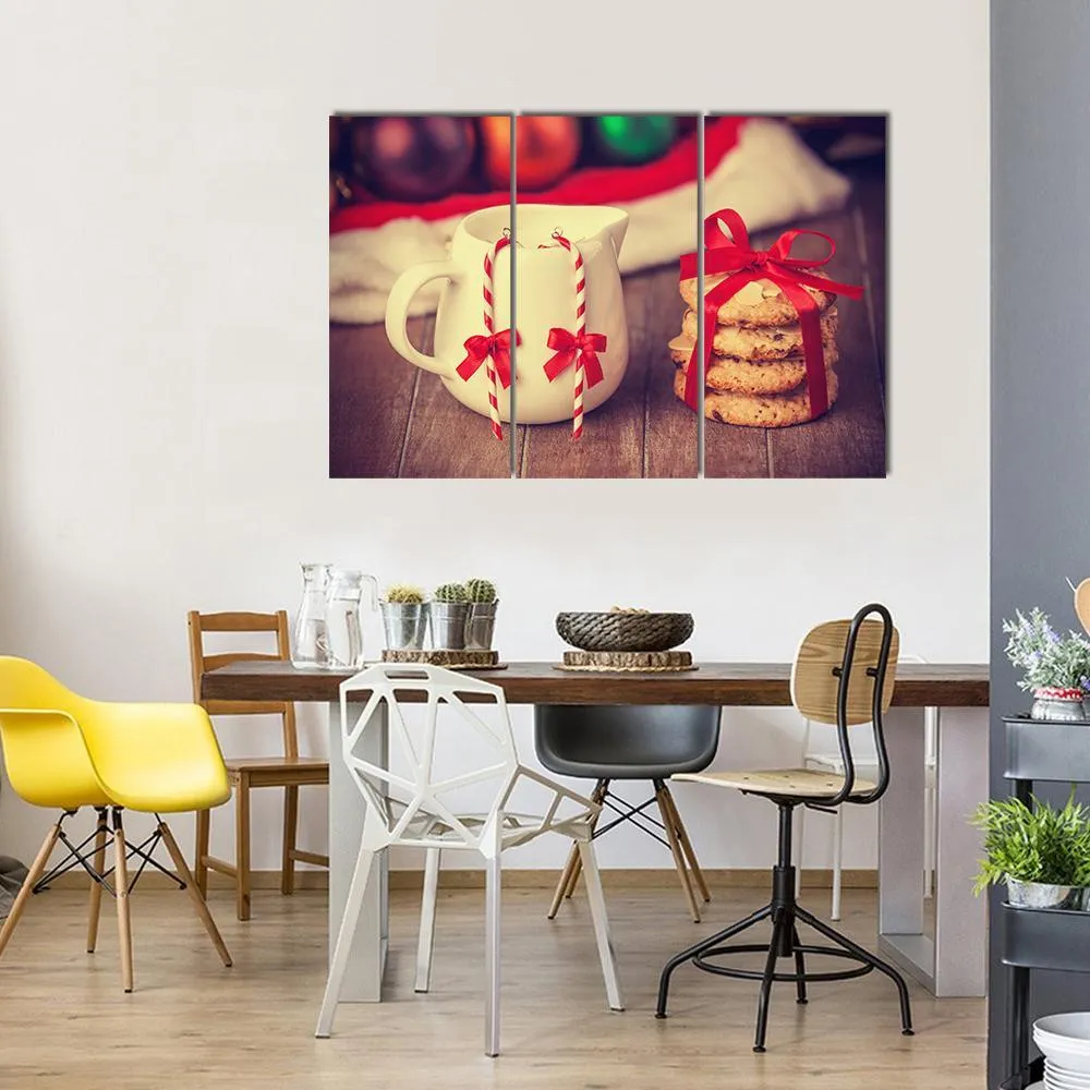 Cookies & Cup Canvas Wall Art