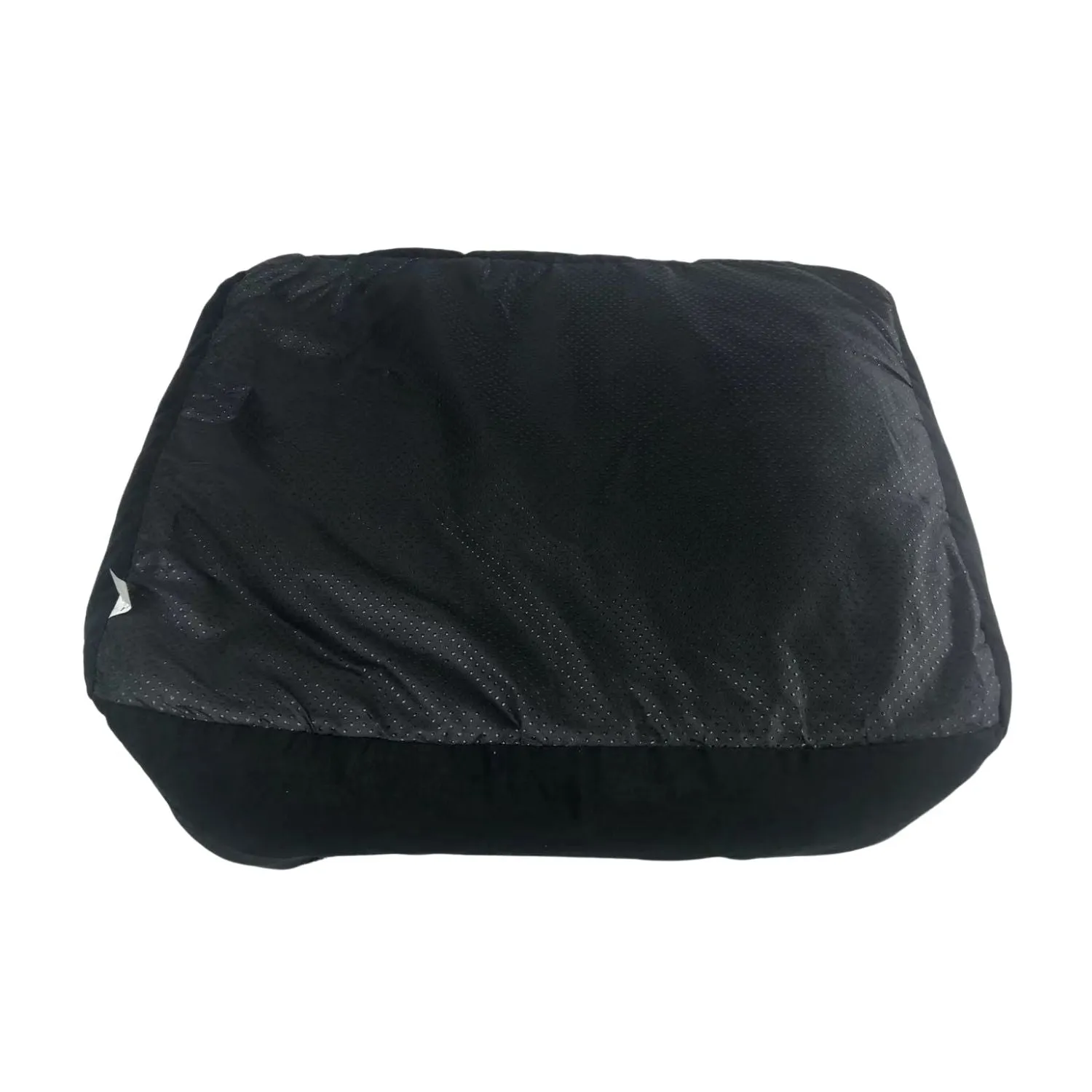 Durable XL Black Pet Bed, Non-Slip Fleece Cushion