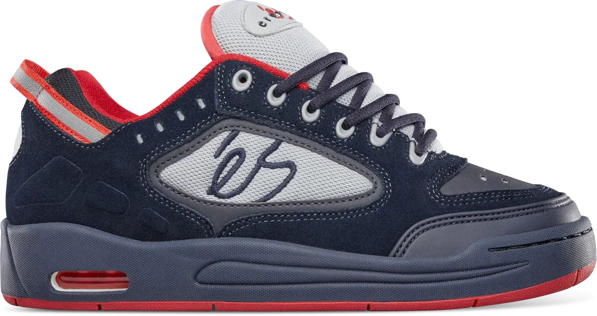 eS Creager Shoe, Navy Grey Red