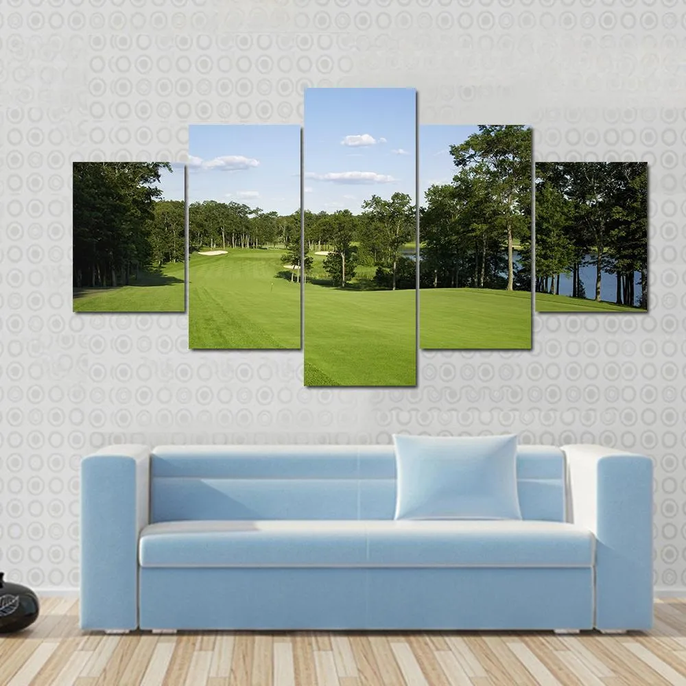 Golf Fairway Canvas Wall Art