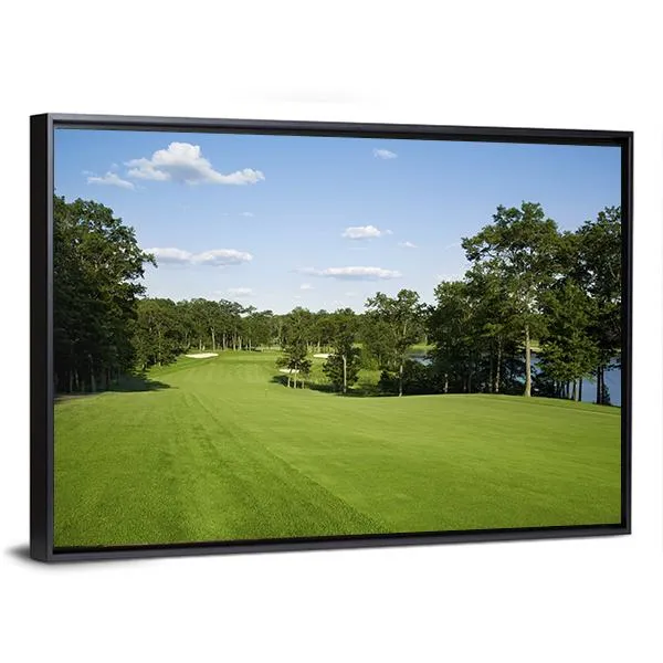 Golf Fairway Canvas Wall Art