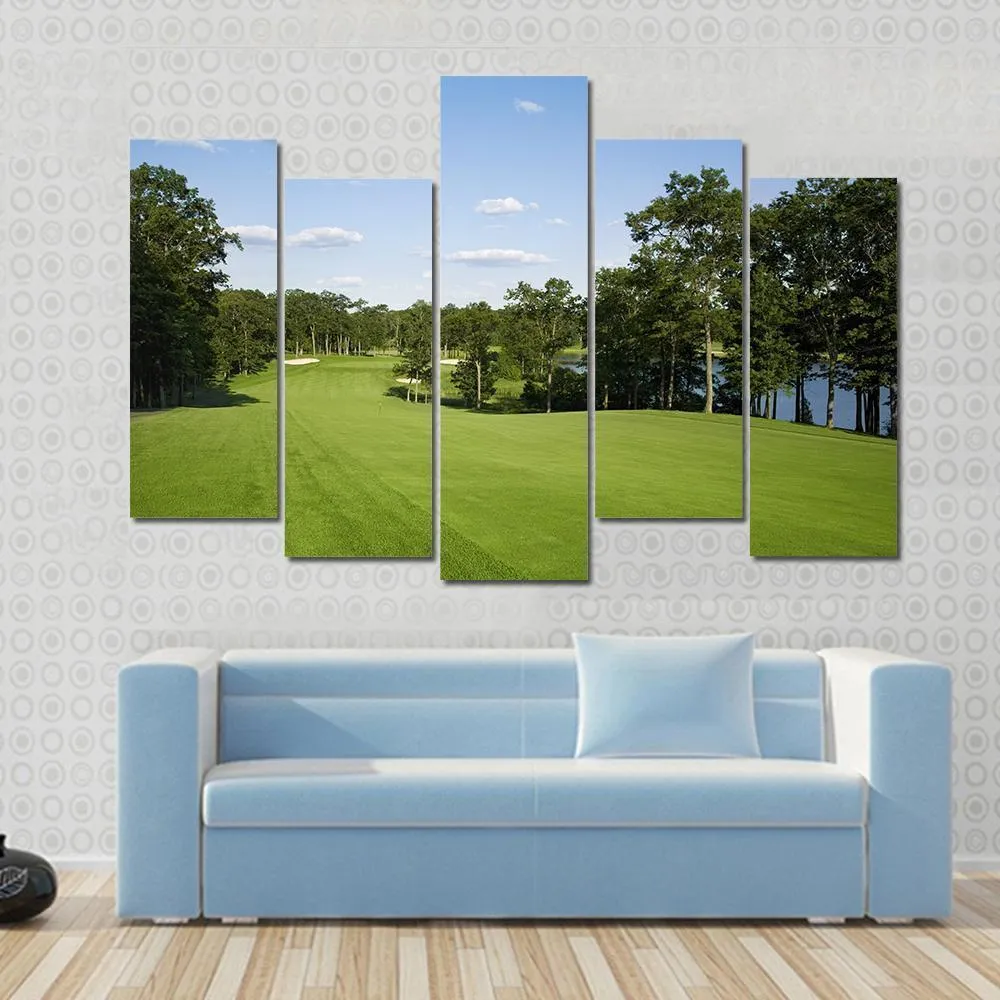 Golf Fairway Canvas Wall Art