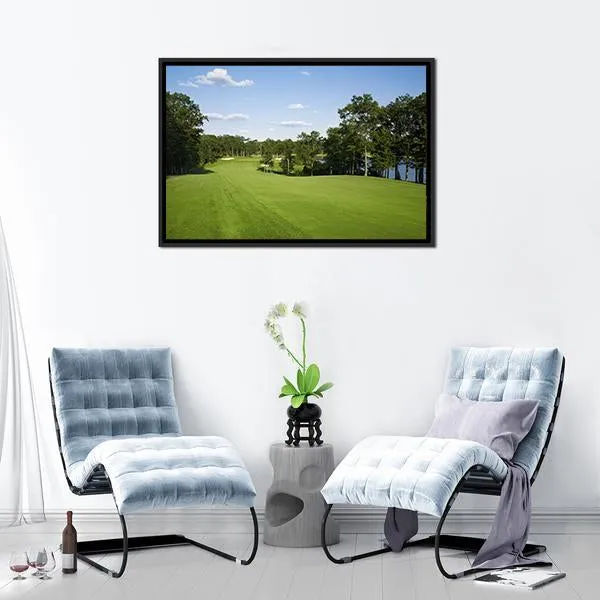 Golf Fairway Canvas Wall Art