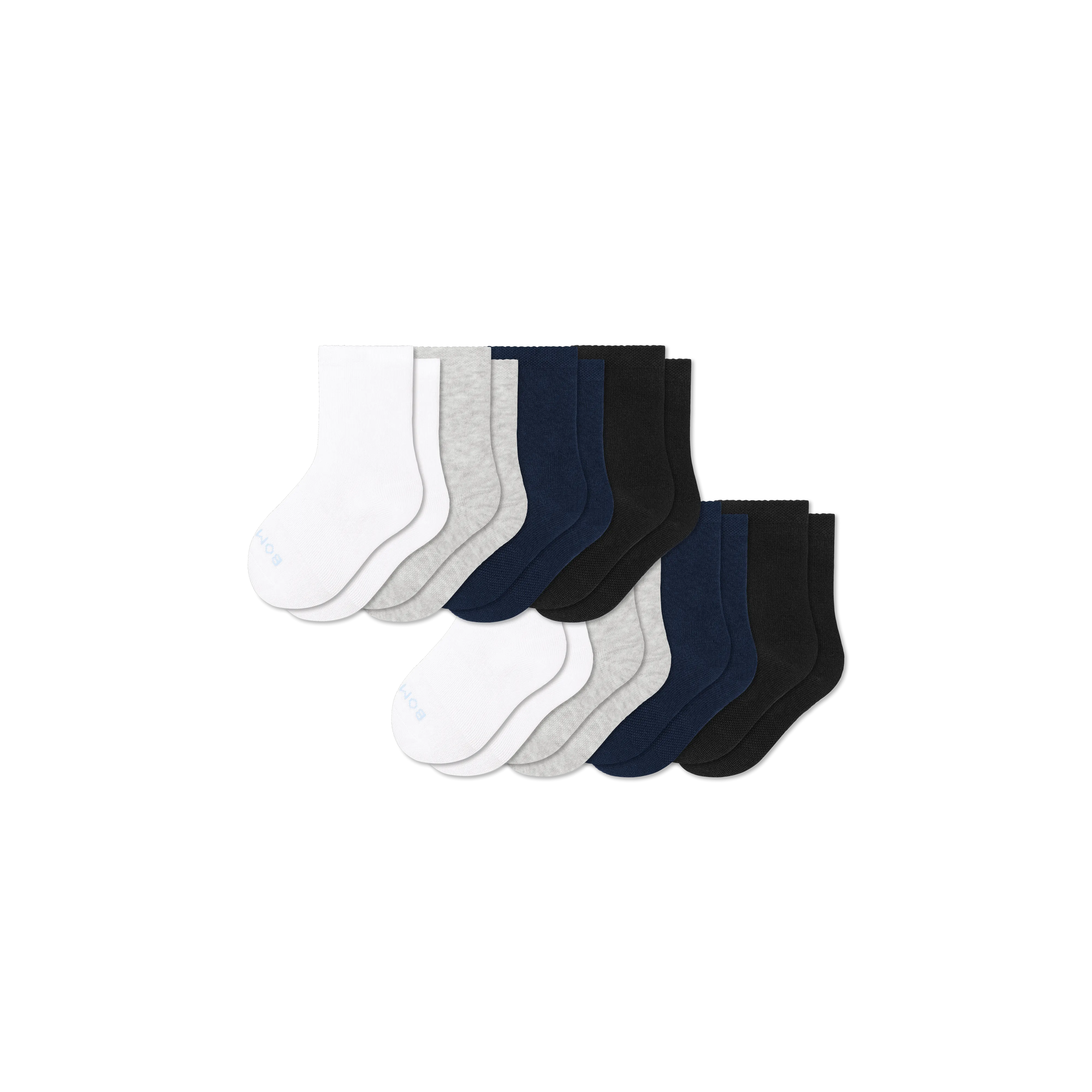 Junior Lightweight Calf Sock 8-Pack