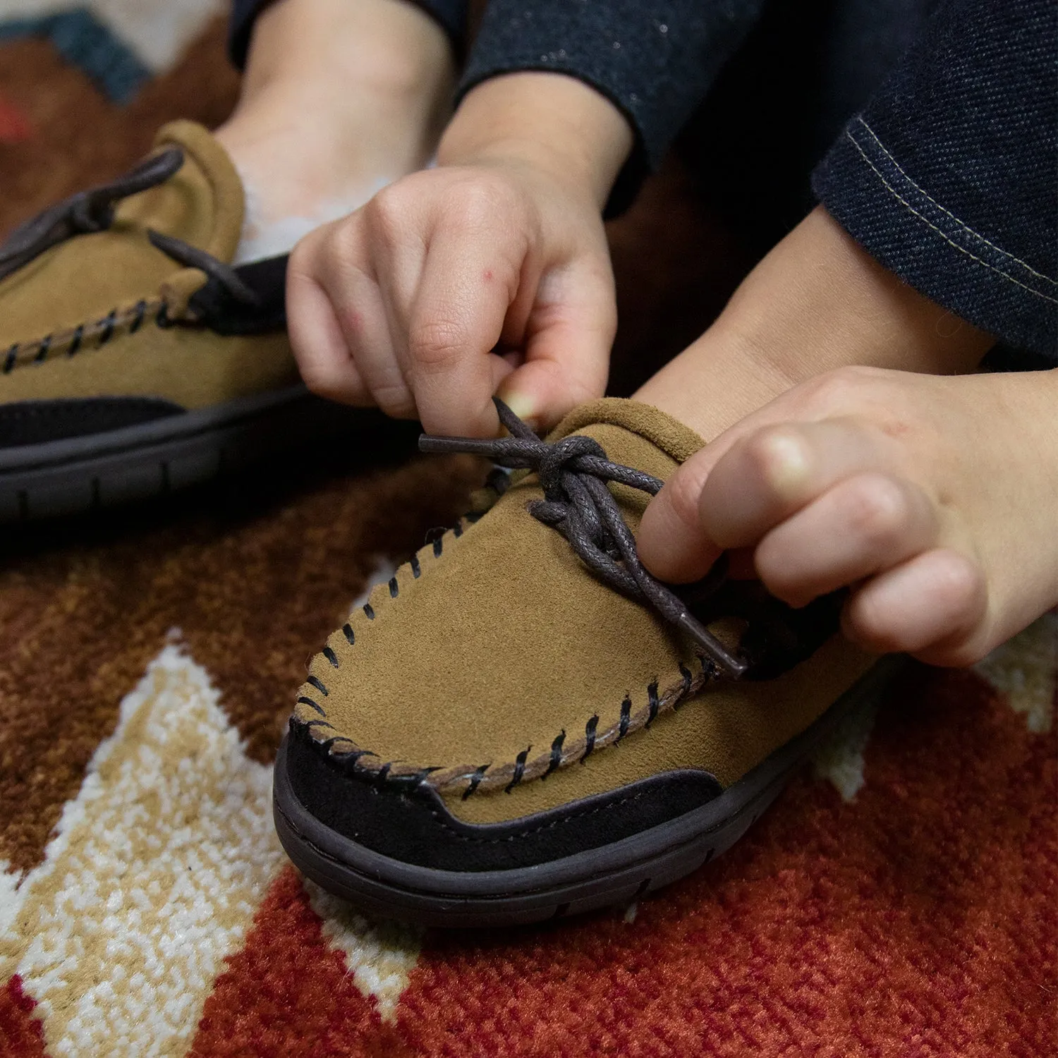 Kids Recline Slipper - Wheat