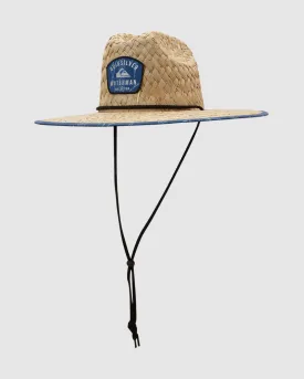 Mens Waterman Outsider Straw Lifeguard Hat