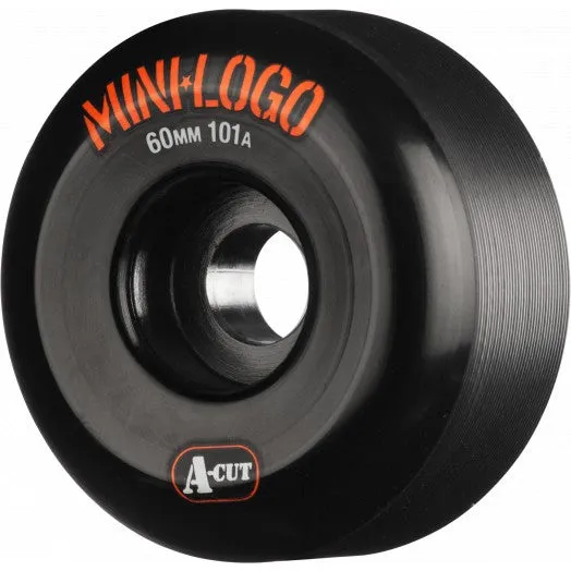 Mini Logo Wheels A-Cut 60mm 101a - Black (Set of 4)