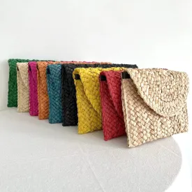 Mini Summer Straw Clutch Bag