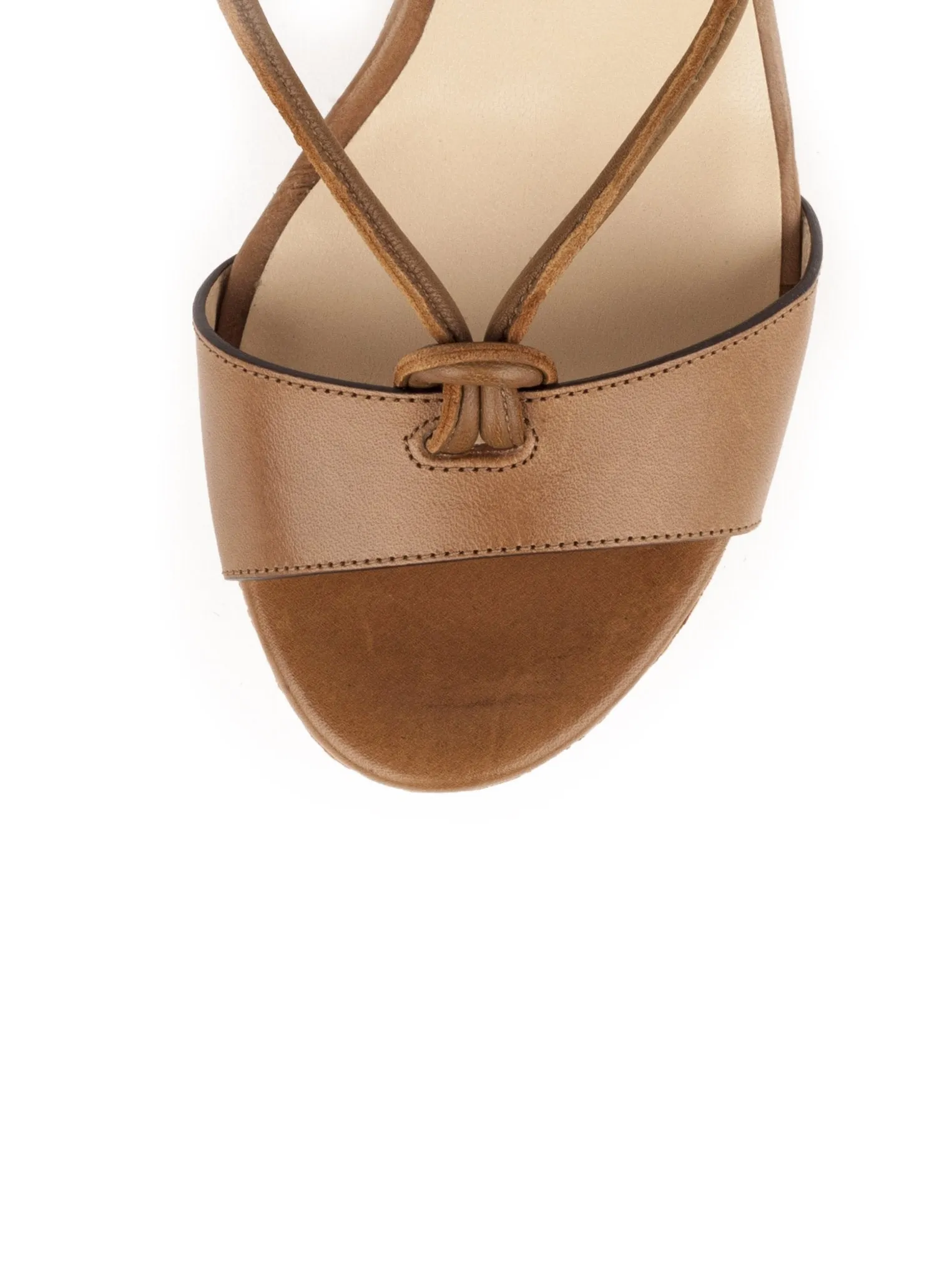 Nelson 100 Vacchetta Leather Cork Wedge