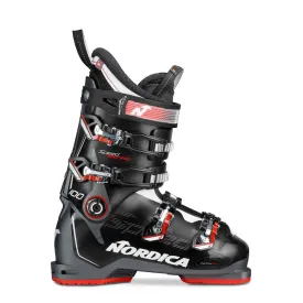 Nordica 2022 Speedmachine 100 Ski Boots Blk Anth Red