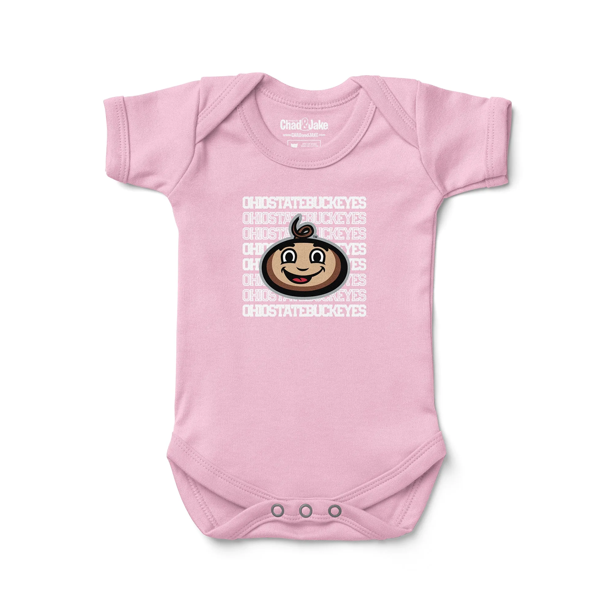 Ohio State Buckeyes Baby Brutus Retro Bodysuit