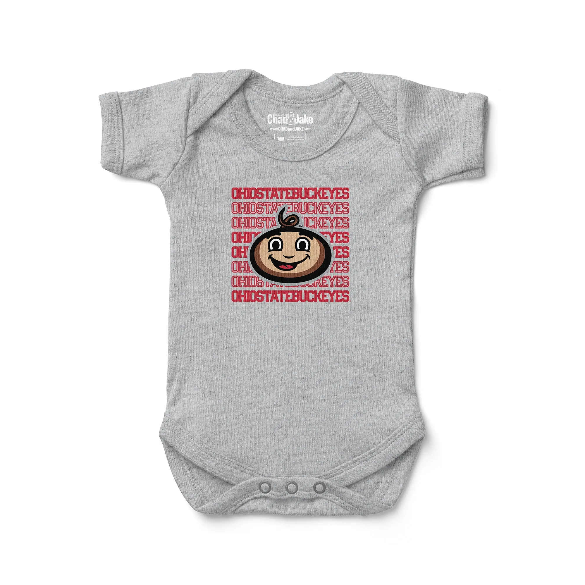 Ohio State Buckeyes Baby Brutus Retro Bodysuit