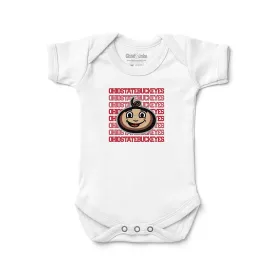 Ohio State Buckeyes Baby Brutus Retro Bodysuit