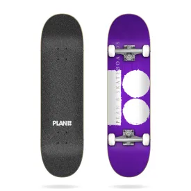 Plan B Rough Original Purple Skateboard Complete  - 8.0"