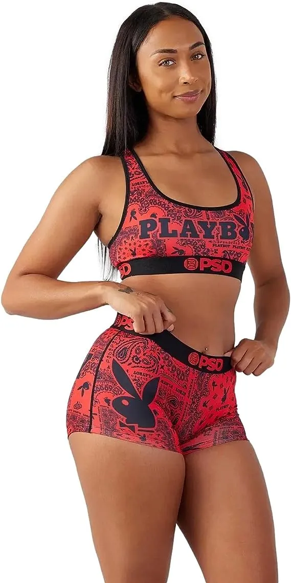 PSD Women's Playboy Paisely Boy Shorts