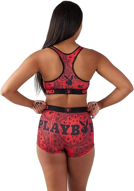 PSD Women's Playboy Paisely Boy Shorts