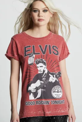 Recycled Karma Elvis Good Rockin' Tonight Tee