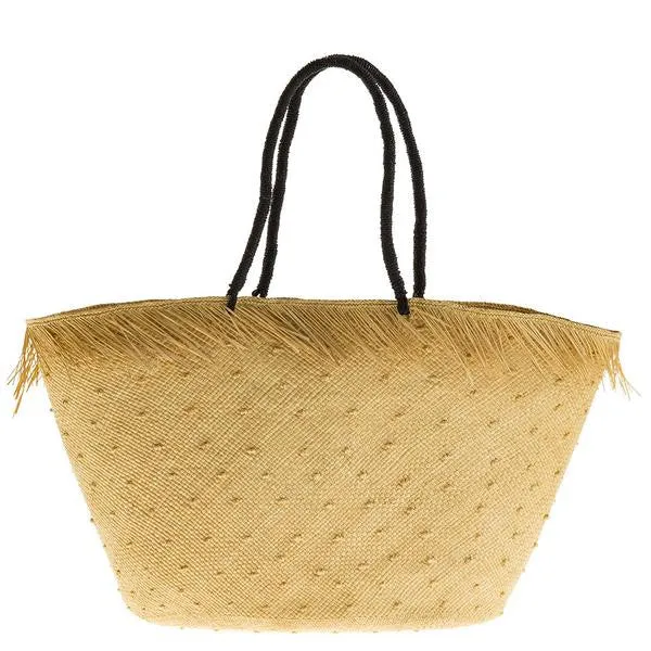 Sand Knots Straw Bag