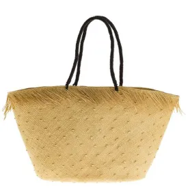 Sand Knots Straw Bag