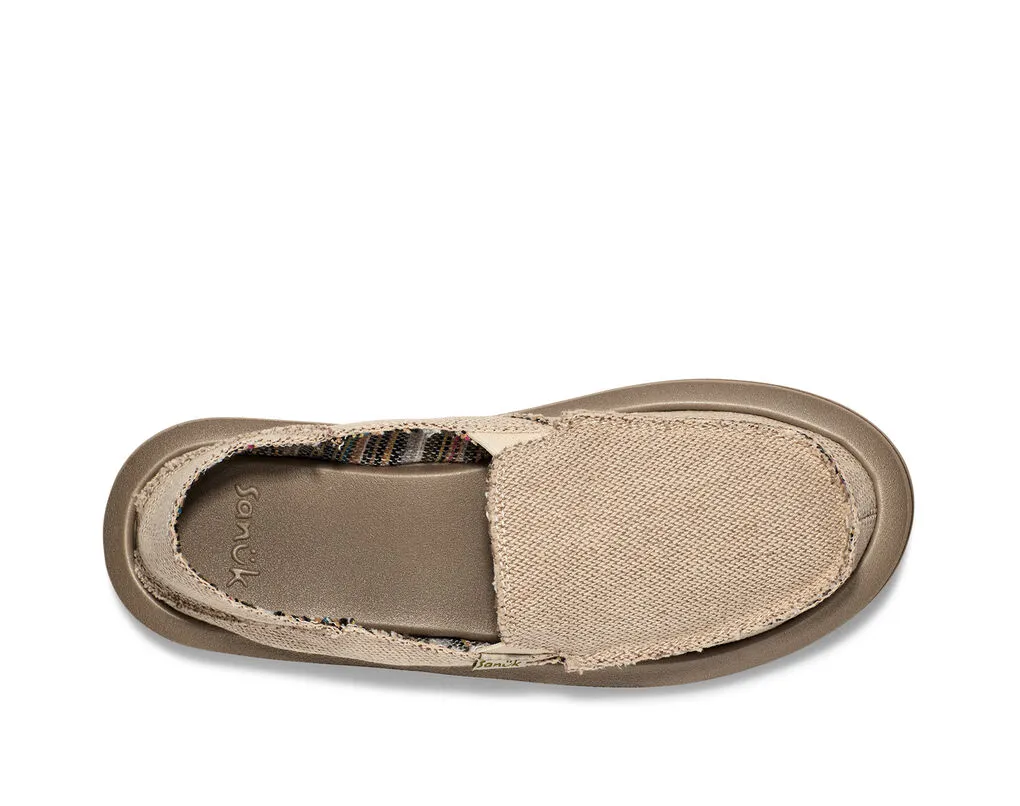 Sanuk Womens Donna Hemp 2 Tone Natural