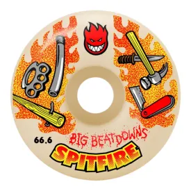 Spitfire Skateboard Wheels F4 99A Big Beatdowns Classics 66.6mm