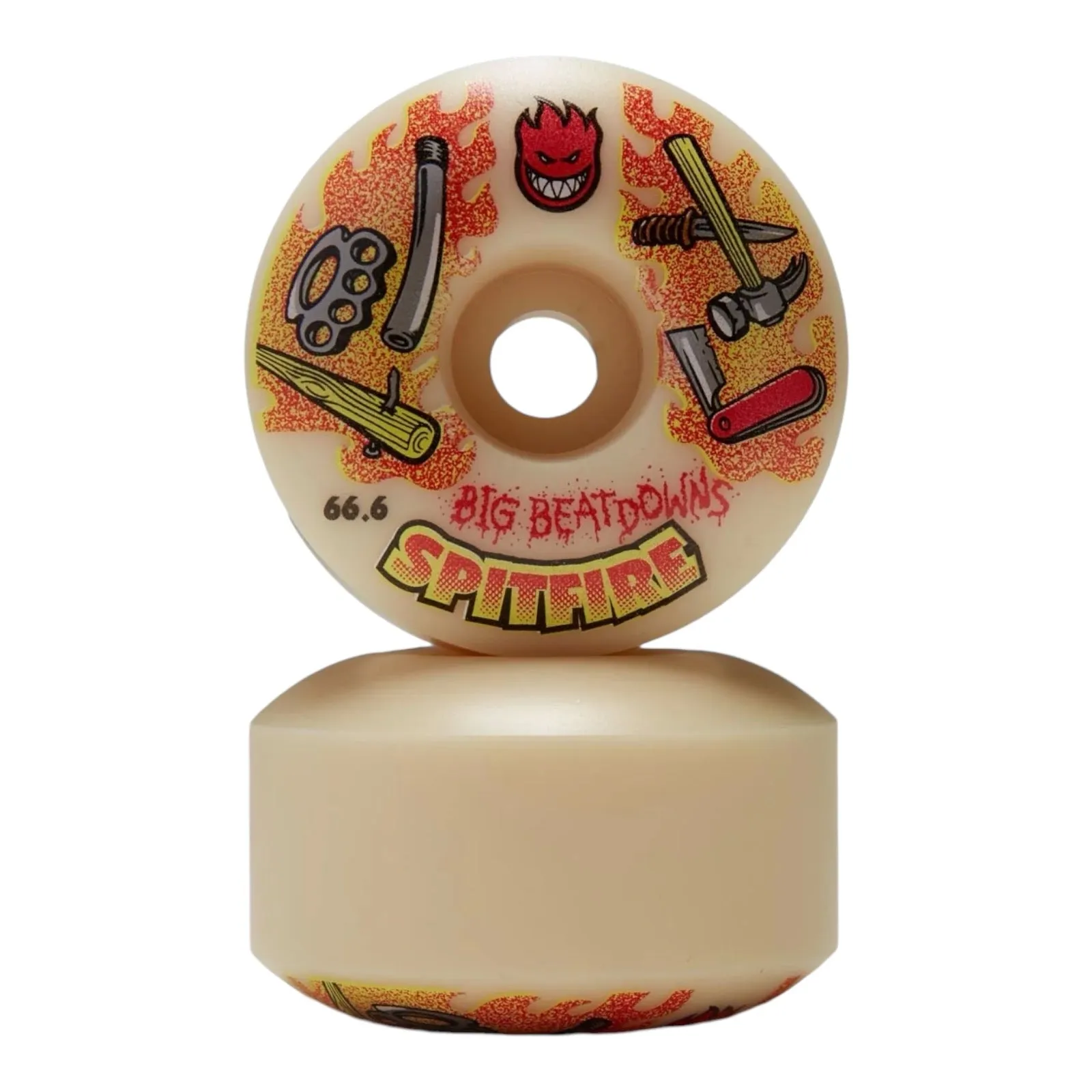 Spitfire Skateboard Wheels F4 99A Big Beatdowns Classics 66.6mm