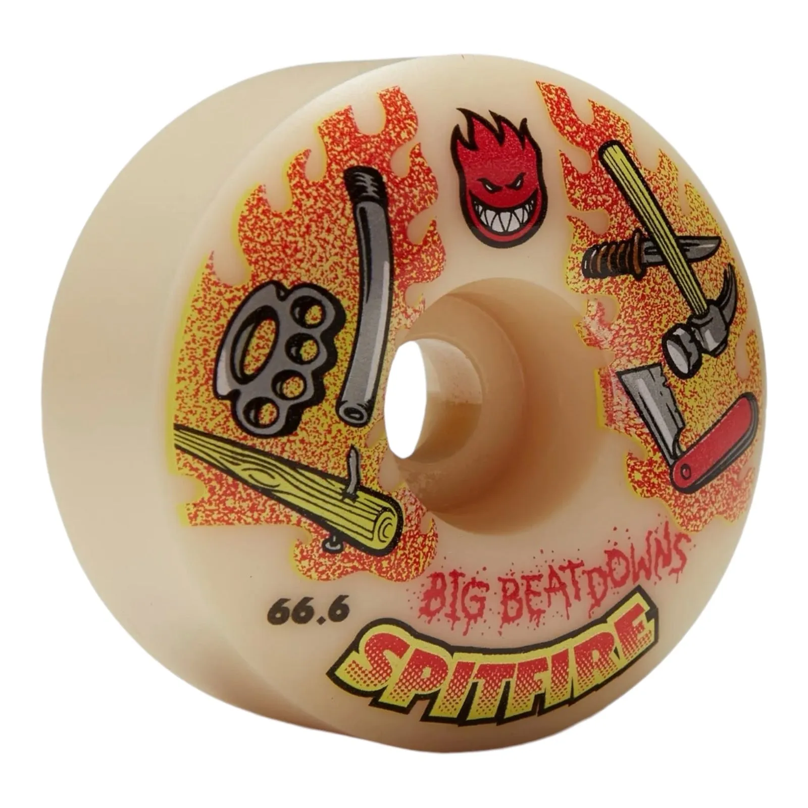 Spitfire Skateboard Wheels F4 99A Big Beatdowns Classics 66.6mm