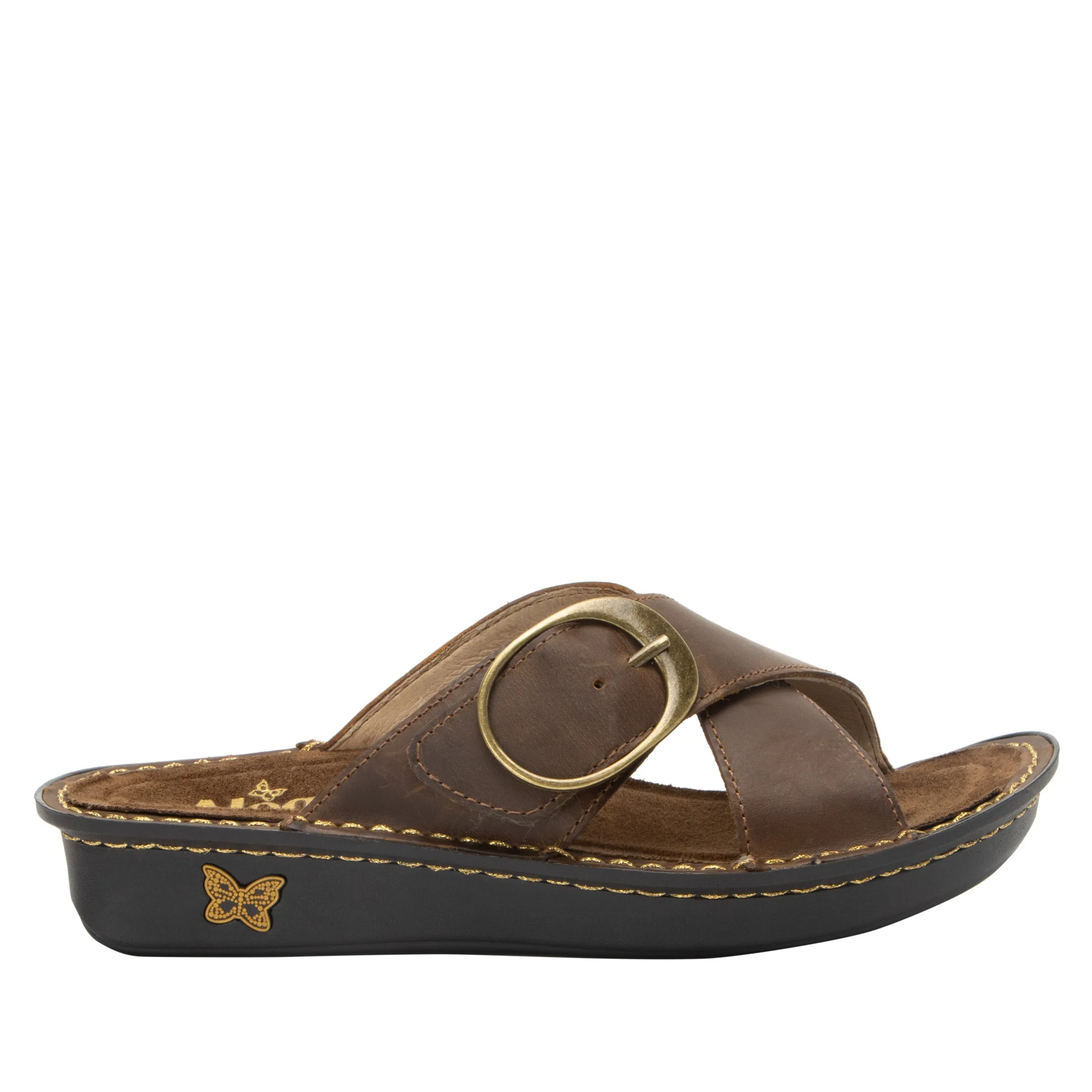 Vanya Oiled Brown Sandal