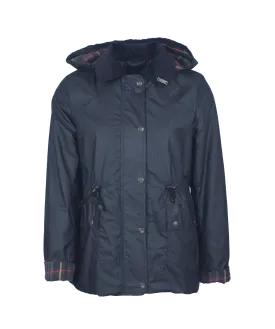 W307 - Women's Breathable/Waterproof Wax Jacket - NAVY