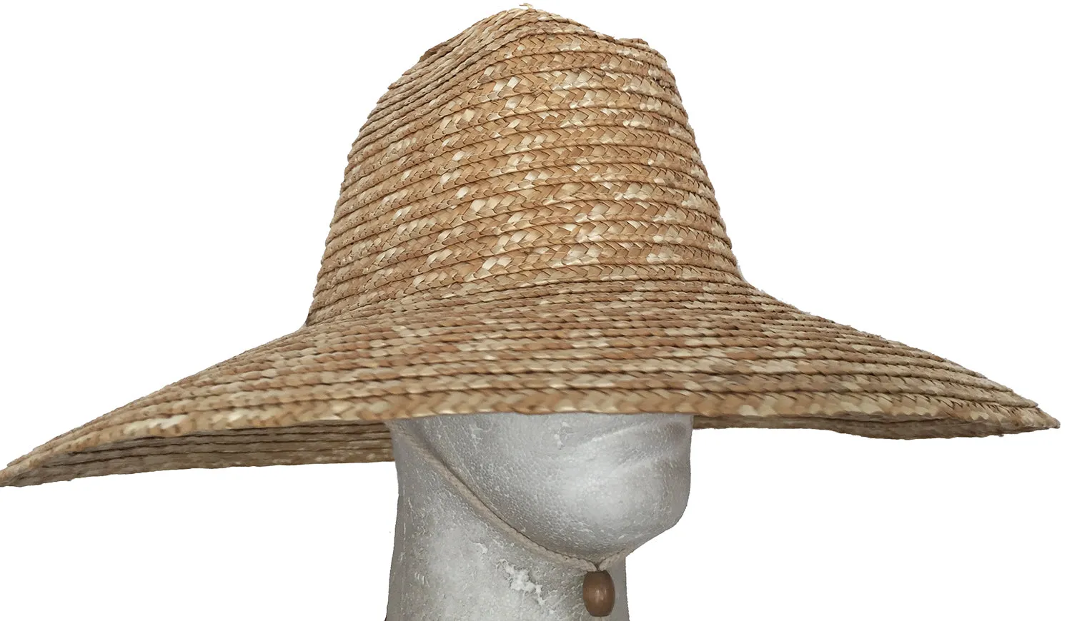 Wide Brim Lifeguard Hat Wheat Straw Big Shady